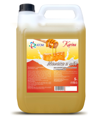 Karina жидкое крем-мыло (молоко и мед) 5л