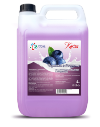 Karina жидкое крем-мыло (черника в йогурте) 5л